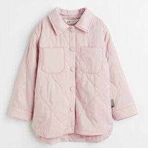 H&M Girls Light Pink THERMOLITE Shirt Jacket (10)
